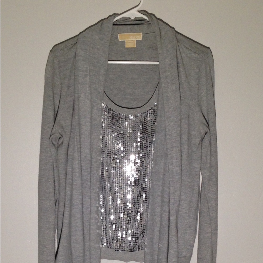 Michael Kors Sequin Sweater Set